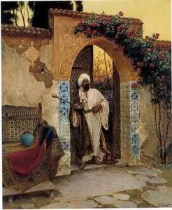 unknow artist Arab or Arabic people and life. Orientalism oil paintings 10 oil painting picture